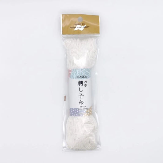 Naska Sashiko Thread 80m - Antique White #501
