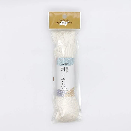 Naska Sashiko Thread 80m - Cream #502