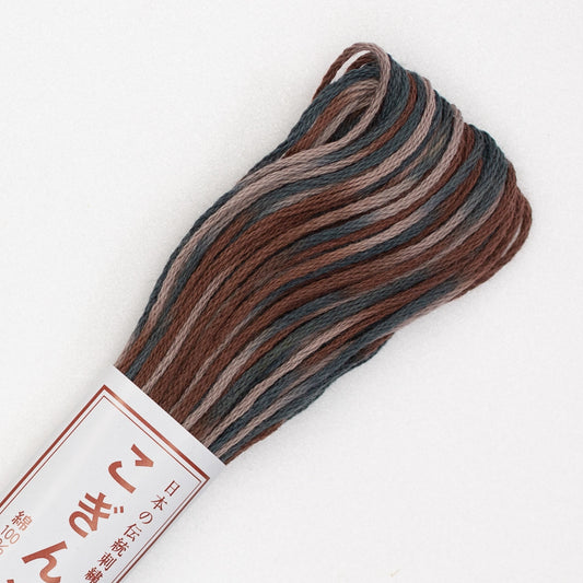Kogin Thread - Variegated Grey and Brown #71