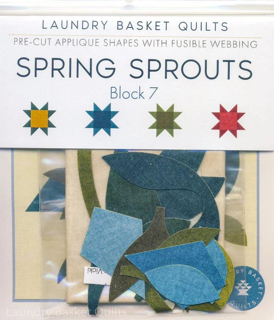 Spring Sprouts Fusible Applique Shapes - Block 7