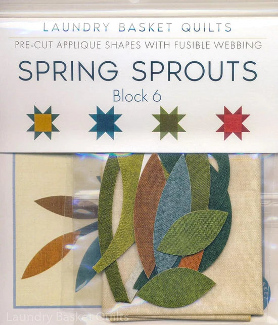 Spring Sprouts Fusible Applique Shapes - Block 6