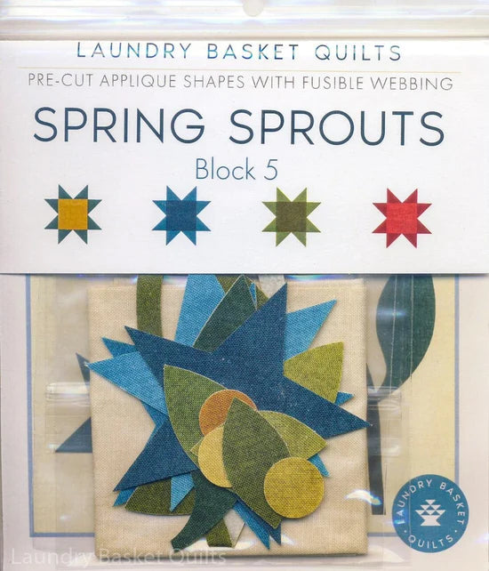 Spring Sprouts Fusible Applique Shapes - Block 5