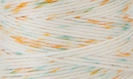 Cosmo Hidamari Sashiko Thread – Speckle Shaved Ice Orange Blue