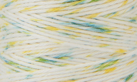 Cosmo Hidamari Sashiko Thread – Speckle Shaved Ice Yellow Green