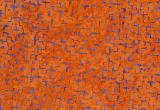 Bright Allsorts- Orange and Purple Mesh