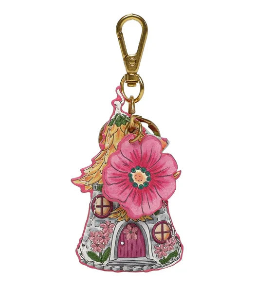 Vendula Fairy Village Petal House Key Charm
