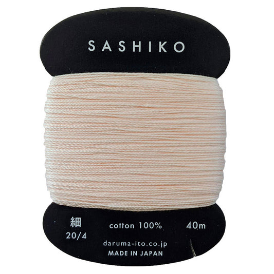 Daruma Sashiko cotton - Softest Pink #209