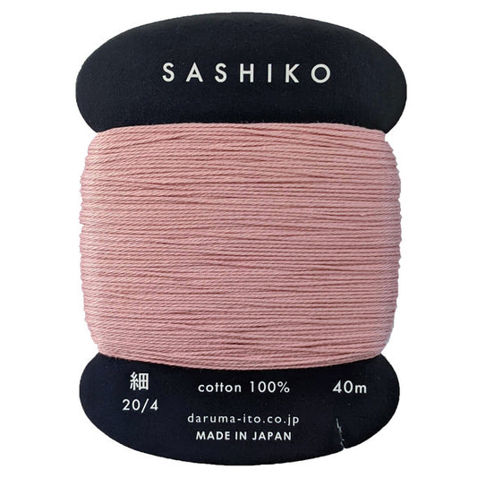 Daruma Sashiko cotton - Dusty Pink #211