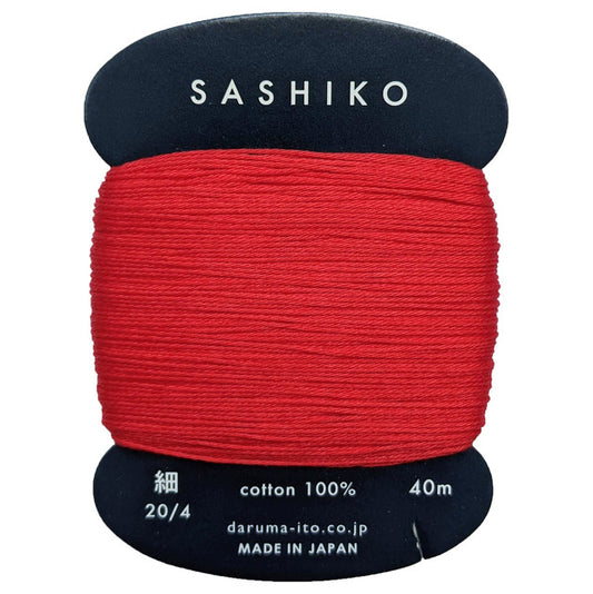 Daruma Sashiko cotton - Red #213