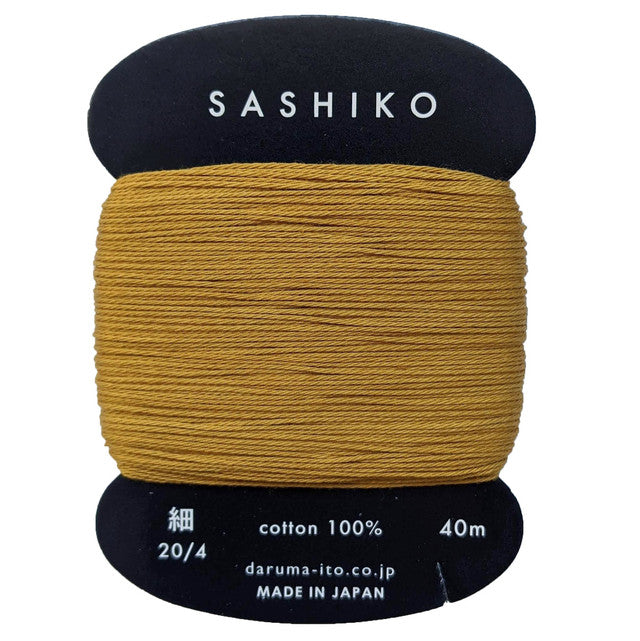 Daruma Sashiko cotton - Ochre #220