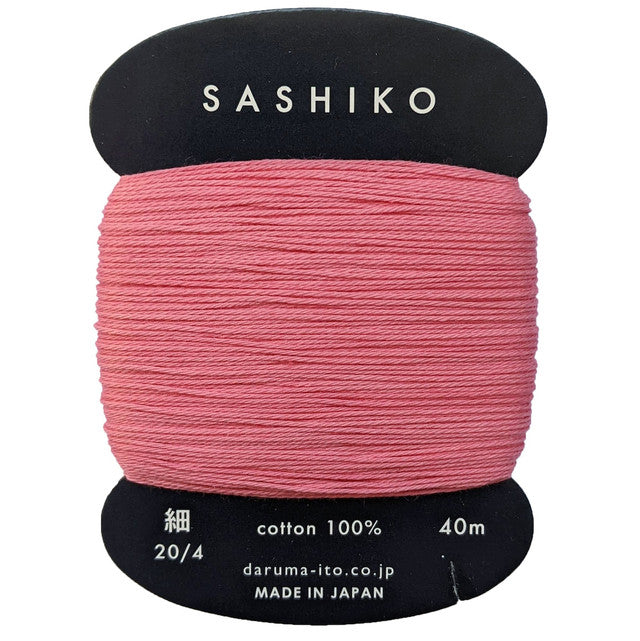 Daruma Sashiko cotton - Pink #222