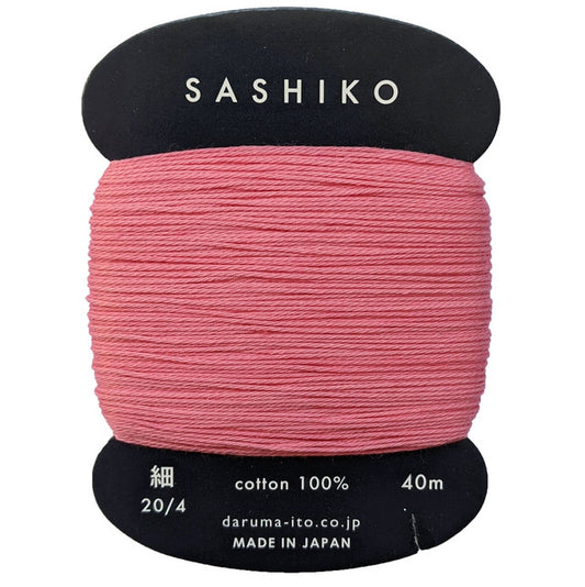 Daruma Sashiko cotton - Pink #222