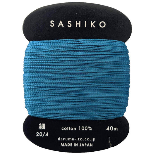 Daruma Sashiko cotton - Ocean Blue #224