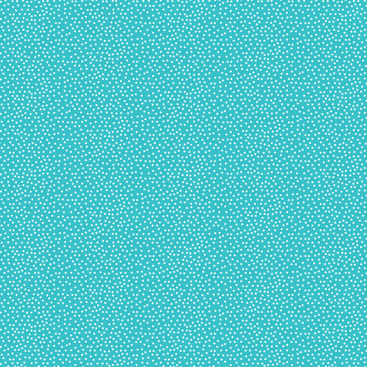 Devonstone Confetti – Teal with White Spots