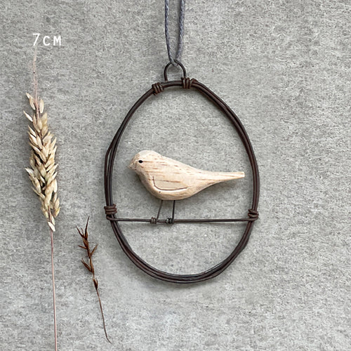 Metal Wire Oval – Bird