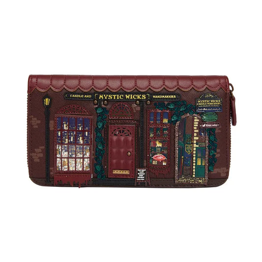 Vendula Mystic Wicks Candle and Wandmakers Large Ziparound Wallet