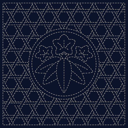 Sashiko Cloth Indigo ‘Sasa-Rin Dou’
