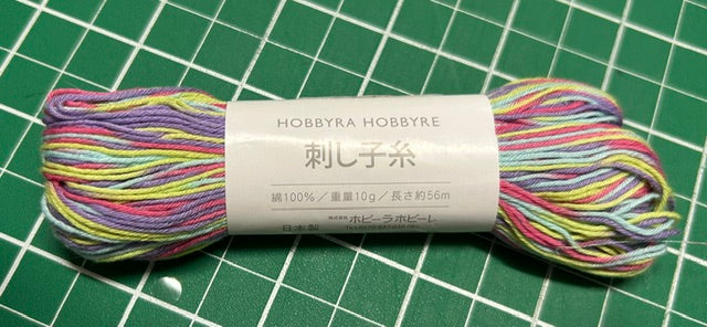 Sashiko Thread – Blurred Mix Pastels 1 (204)