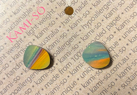 Multicolor rounded square shape - Beach