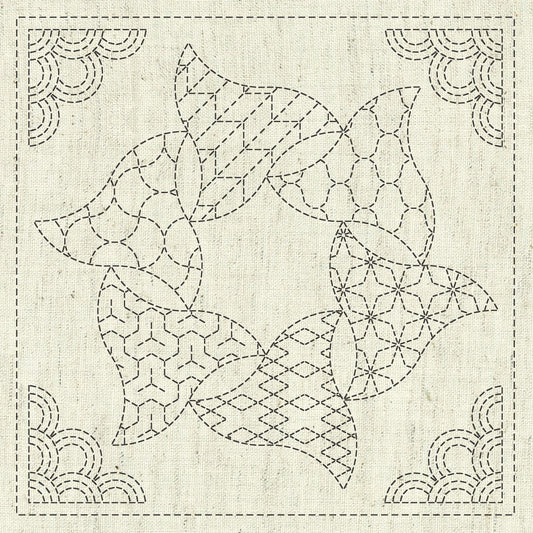 Kaza-Guruma #5 - Curved Triangle Wreath