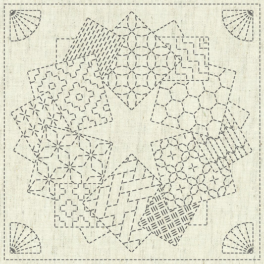 Kaza-Guruma #1 - Square Wreath