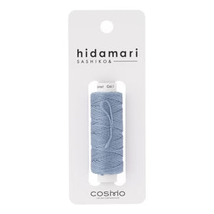 Cosmo Hidamari Sashiko Thread – Solid Colour Russian Blue -1
