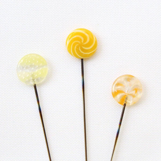 Ohajiki Sewing Pin – Yellow