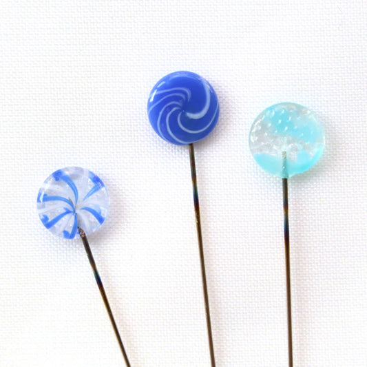 Ohajiki Sewing Pin – Blue