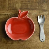 Miyama Apple Mini Dish - Red