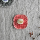 Oda Pottery Musubi Knot Mini Dish - Red