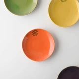 Small Round Mini Plate - Orange