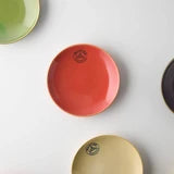 Small Round Mini Plate - Red