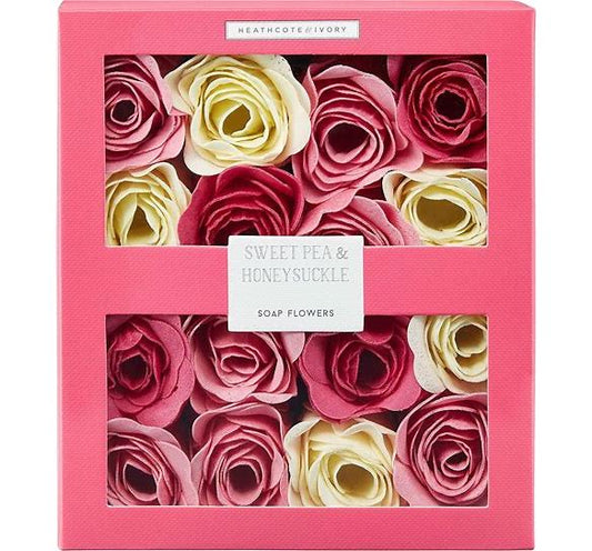 Sweet Pea & Honeysuckle Bath Soap Flowers 96g