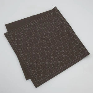 Dark Brown – Cross Pattern