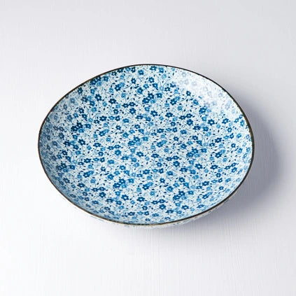 Organic Dinner Plate with Flowing Edge