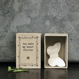 ‘You make my heart flutter’