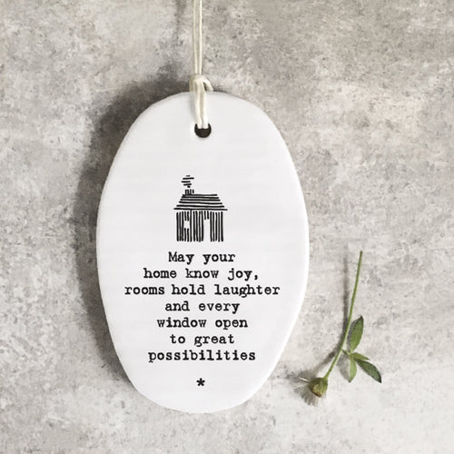 ‘May your home know joy, rooms hold laughter, and every window open to great possibilities.’