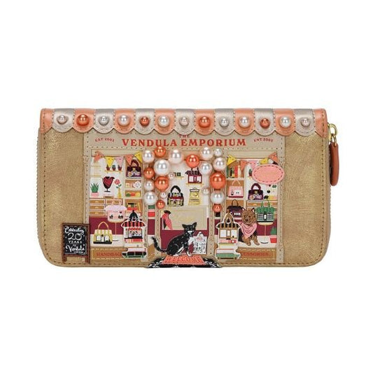 ‘The Vendula Emporium 20th Anniversary’ Large Zip Around Wallet
