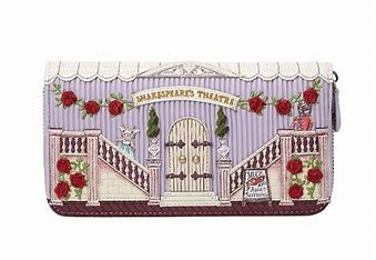Shakespeare’s Theatre ‘Much Ado About Nothing’ Large Zip Around Wallet