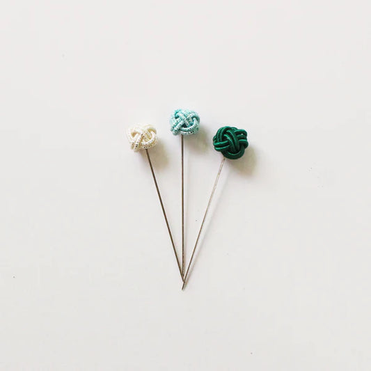 Iida Mizuhiki Pins – Green