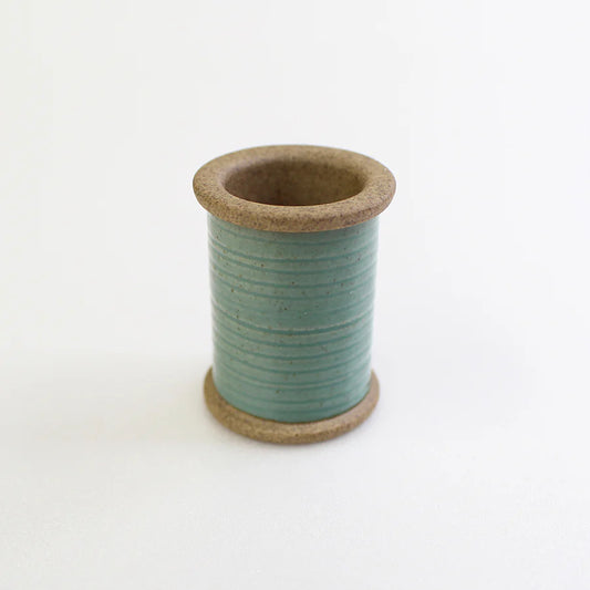 Ceramic Thread Spool – Teal Green