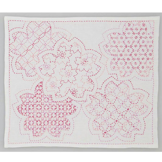 Hana Fukin Sashiko Sampler – Cherry Blossom