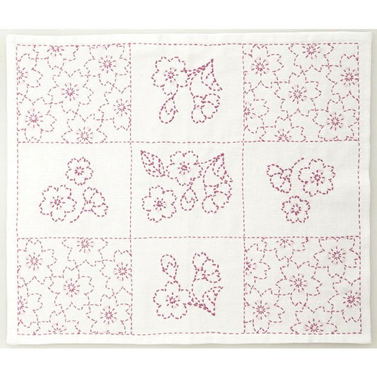 Hana Fukin Sashiko Sampler – Cherry Blossom Sampler