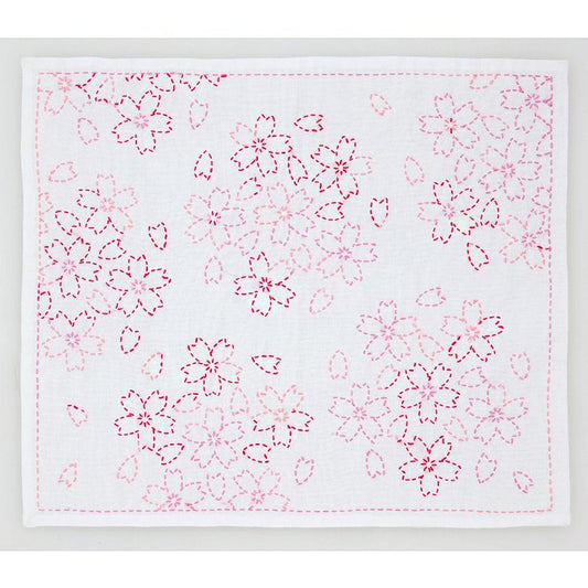 Hana Fukin Sashiko Sampler – Sakura Blossoms and Petals