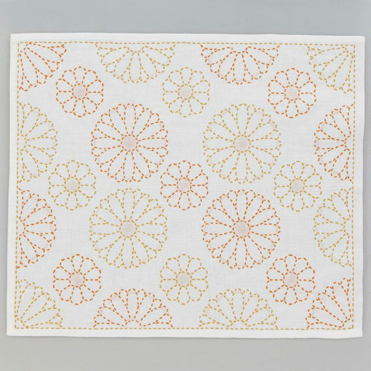 Hana Fukin Sashiko Sampler – Chrysanthemum Flowers