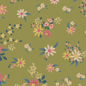 Tilda Chic Escape - Daisyfield - Green