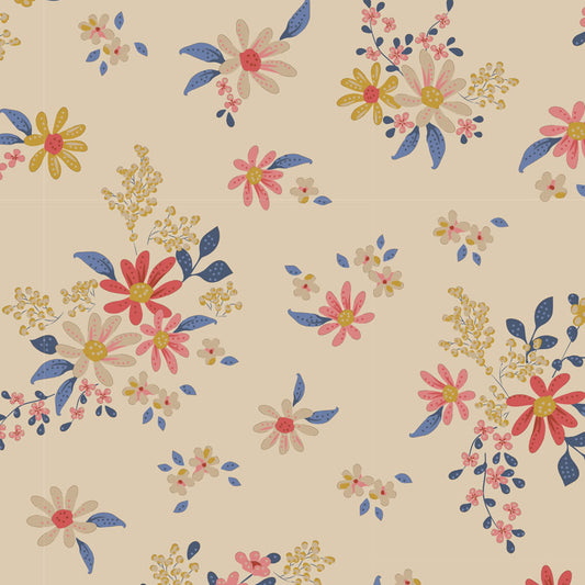 Tilda Chic Escape - Daisyfield - Cream