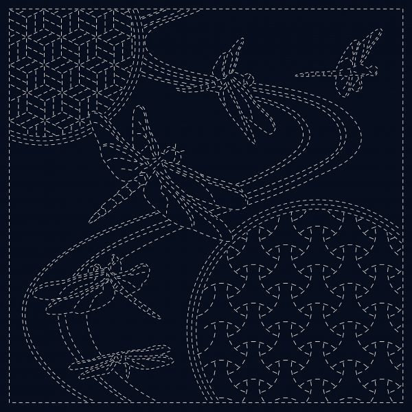 Olympus Japanese Sashiko Sampler Cloth – Dragonfly
