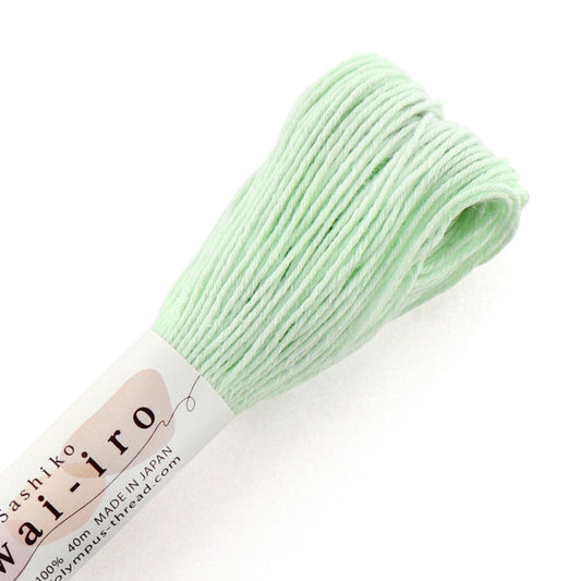 Olympus Sashiko Awai Iro Thread - Mint Cream