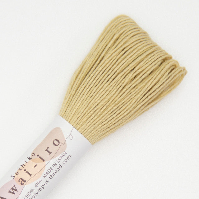 Olympus Sashiko Awai Iro Thread - Mellow Yellow